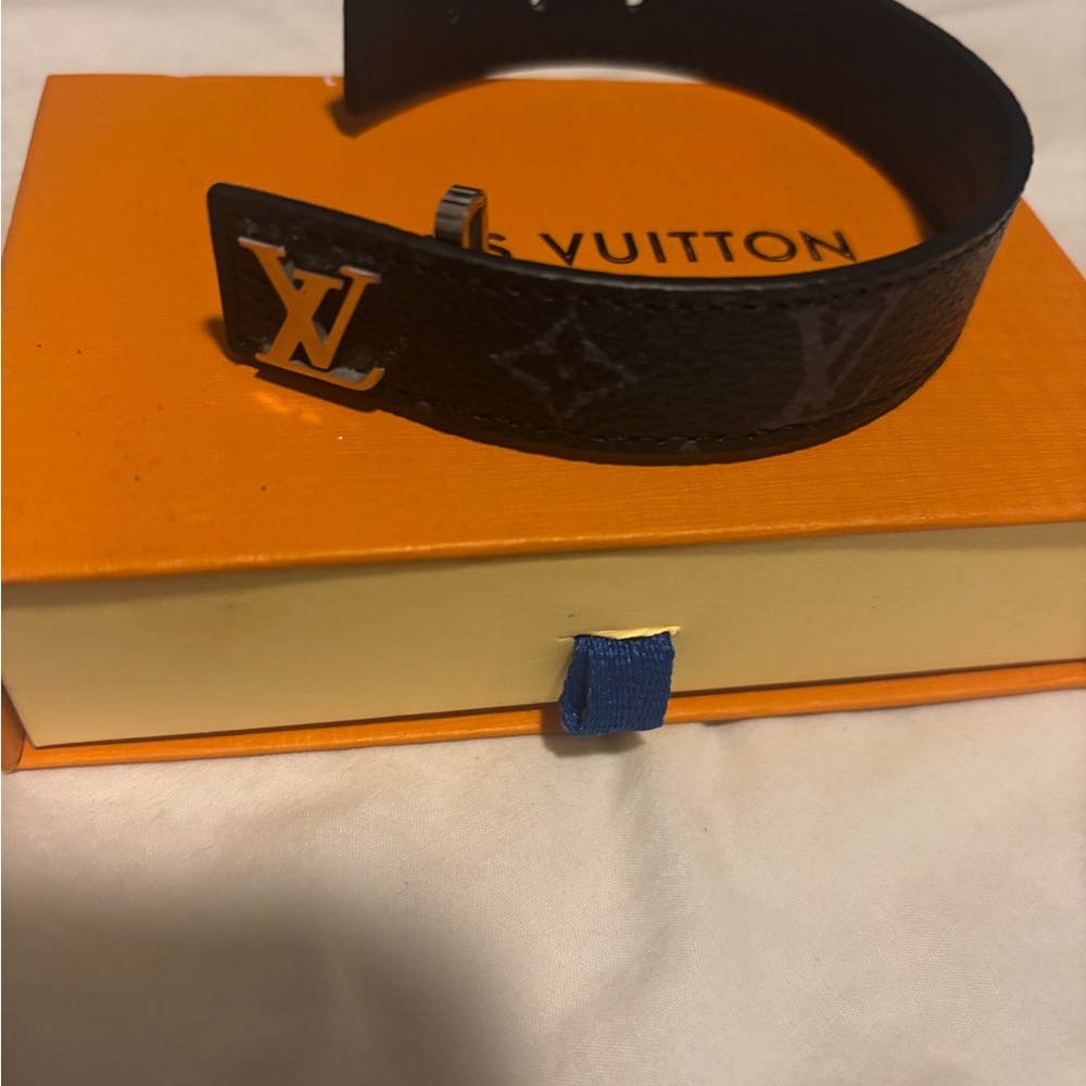 Louis Vuitton Black Monogram Bracelet
